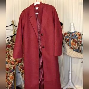 Commense Oversize Tweed Long Coat S
